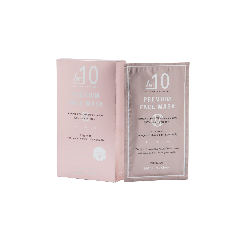 【レイテノールの日】be-10 PREMIUM　FACE　MASK　（シートマスク）